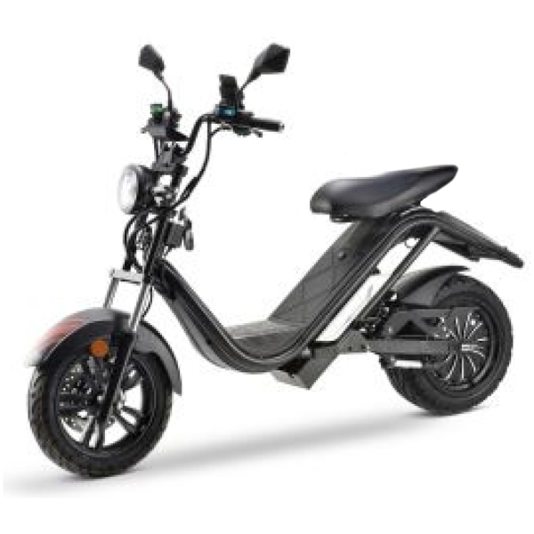 DAYI-E-Thor-38Ah-cierna-spredu Elektrický skúter DAYI E-thor 6.0B 70km/h – 38 Ah