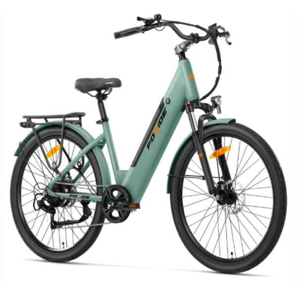 Foride-Roamer-1-Low-Step-zeleny-spredu Elektrický bicykel Foride Roamer 1 Low-Step