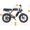Elektrický bicykel Engwe M1