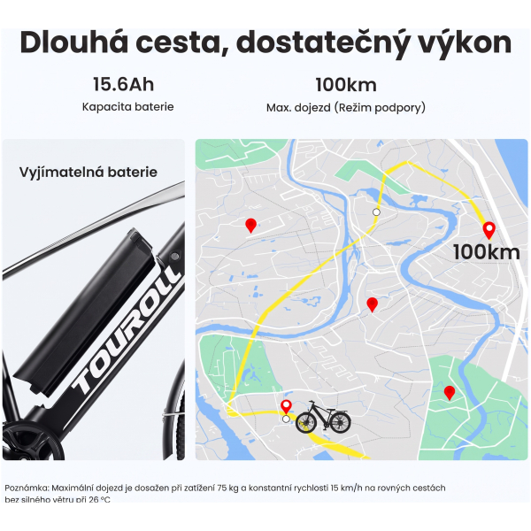 Elektricky bicykel Touroll J2 ST Pro