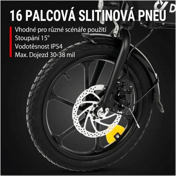 Elektrický bicykel Dyu A1F Pro
