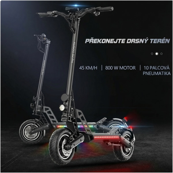 Elektrická kolobežka Kugoo G2 PRO 50km/h 800W