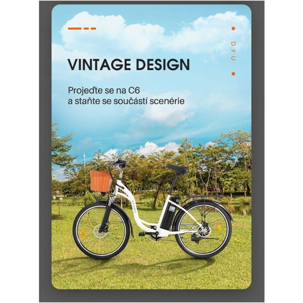 Elektrický bicykel DYU C6