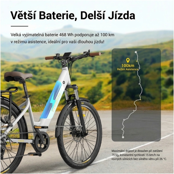 Elektrický bicykel Eleglide T1 Step-thru