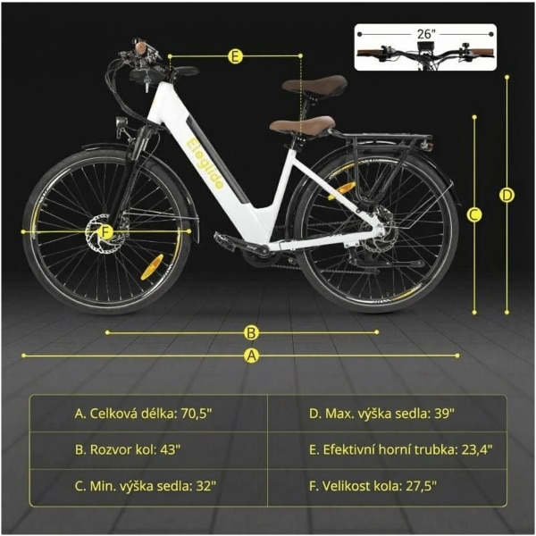 Elektrický bicykel Eleglide T1 Step-thru