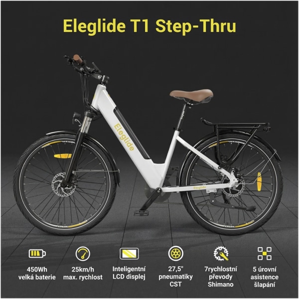 Elektrický bicykel Eleglide T1 Step-thru