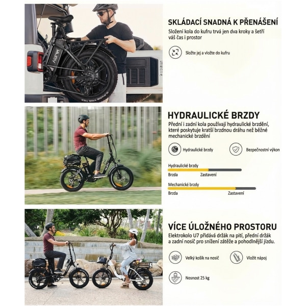 Elektrický bicykel Vitilan U7