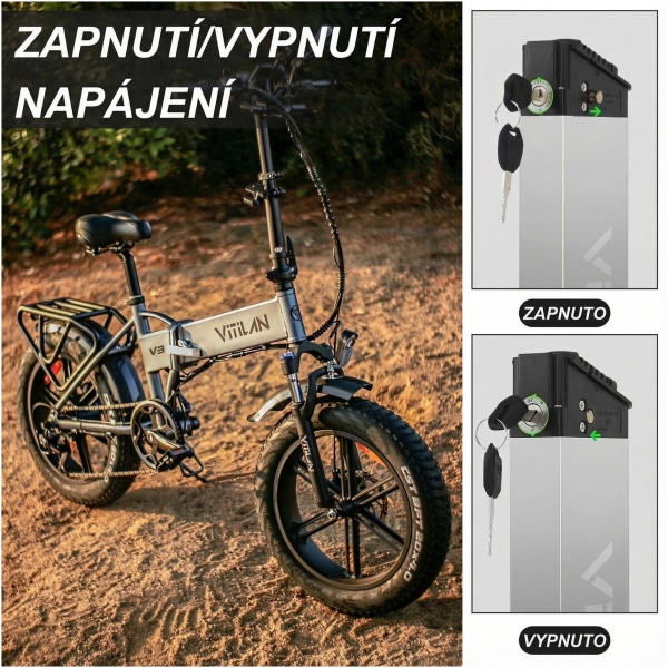 Elektrický bicykel Vitilan V3