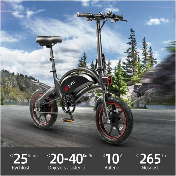 Elektrický mini bicykel DYU D3F